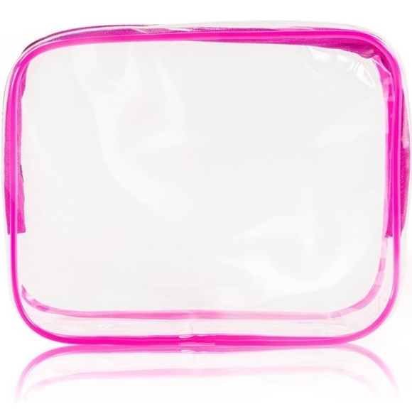 3-Piece Crystal Clear PVC Travel Toiletry Bag Kit - Small, Medium, and Large - Picture 9 of 13